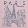 Παιδικό T-shirt με γραφικό «Paris Line Art»