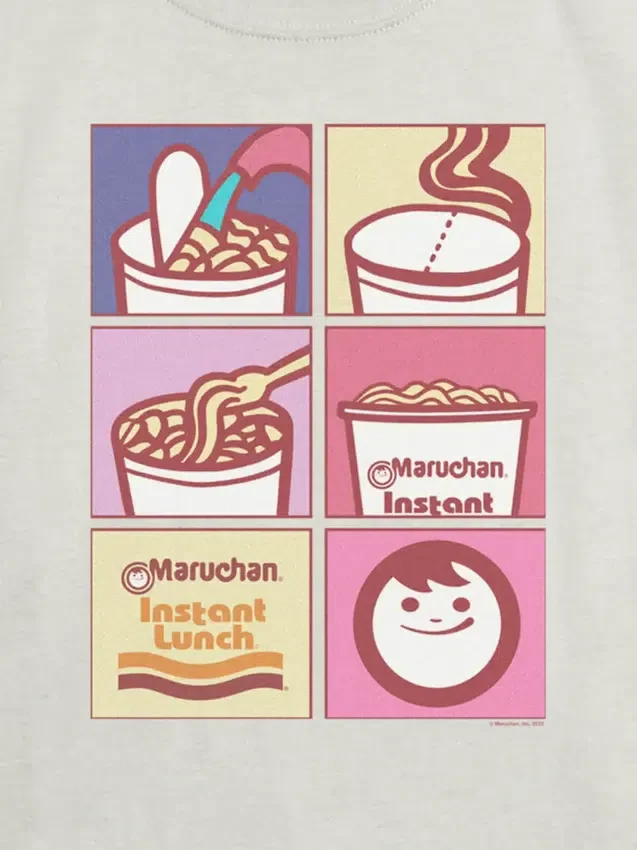 Παιδικό T-shirt με γραφικό σχέδιο «Maruchan Noodle Grid»