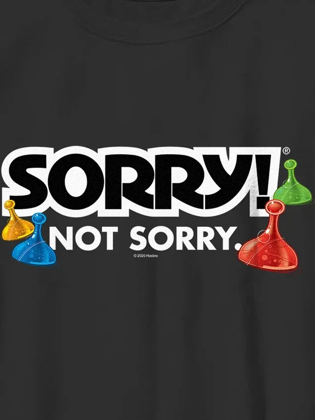 Παιδικό T-shirt με γραφικό «Sorry»