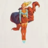 Παιδικό T-shirt με γραφικό «Supergirl Fuel Your Flight Star»