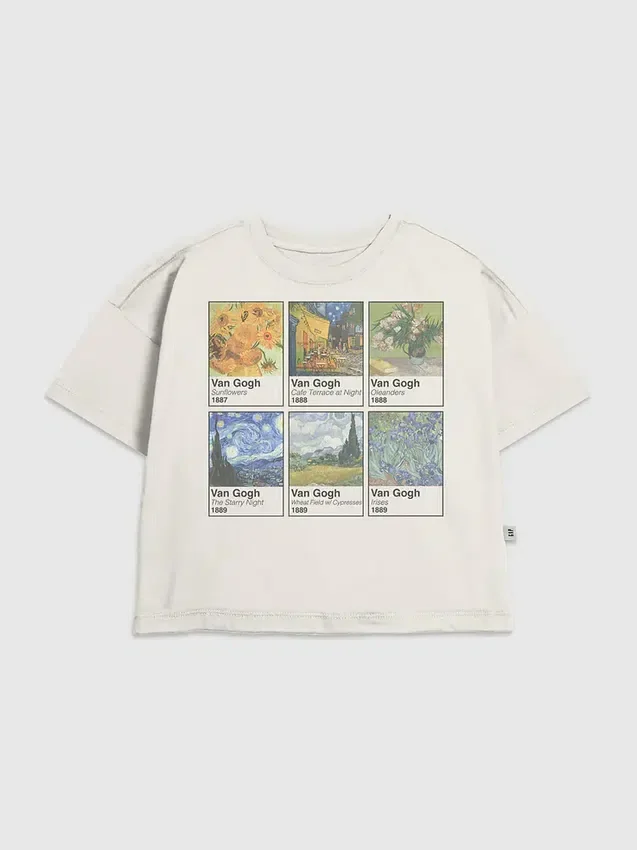 Παιδικό T-shirt με γραφικό «Swatches» του Βαν Γκογκ