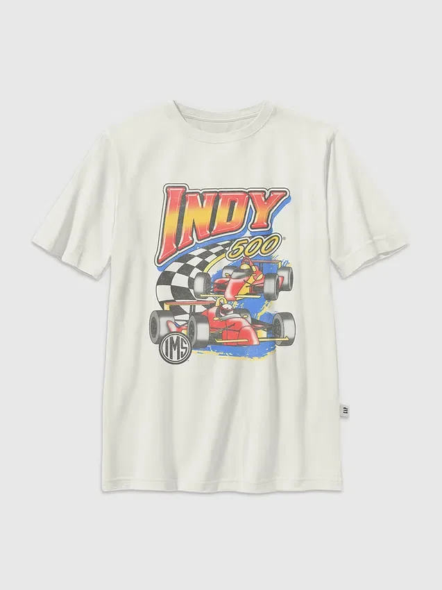 Παιδικό T-shirt με γραφικό «Swoosh» Indy 500