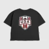 Παιδικό T-shirt με γραφικό «Us Soccer Shield»