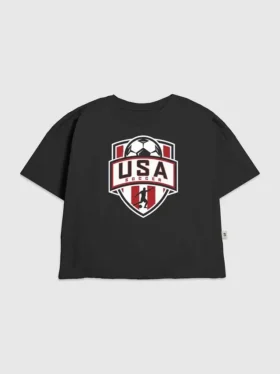 Παιδικό T-shirt με γραφικό «Us Soccer Shield»
