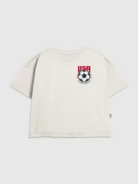 Παιδικό T-shirt με γραφικό «Usa Soccer Crest»