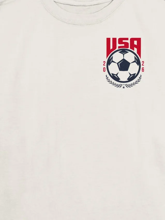 Παιδικό T-shirt με γραφικό «Usa Soccer Crest»