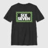 Παιδικό T-shirt με καρό σχέδιο Six Seven