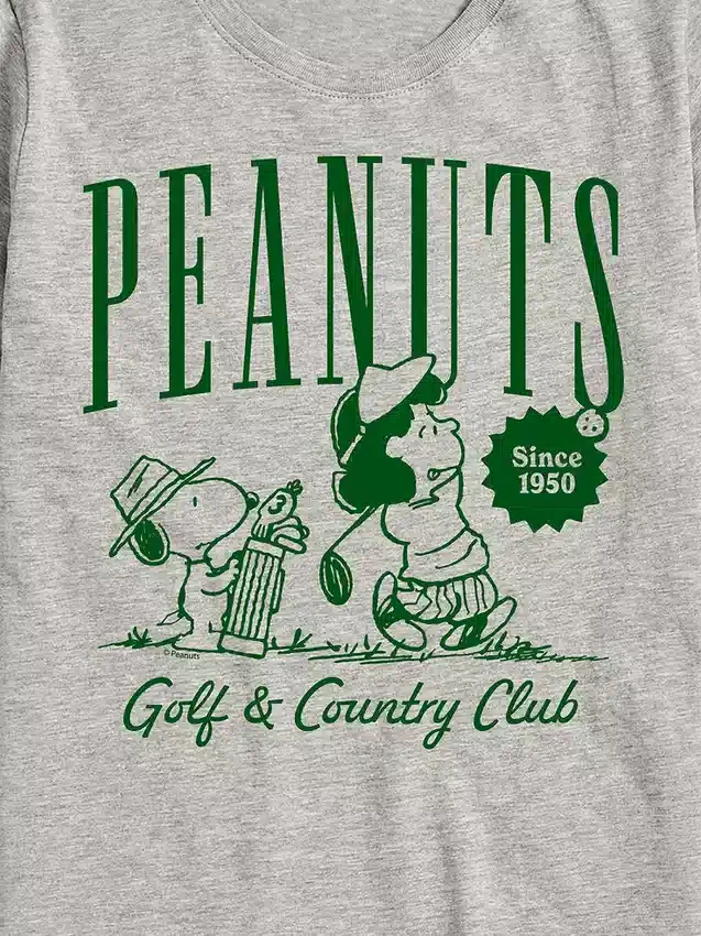 Παιδικό T-shirt με κοντά μανίκια «Peanuts Golf Club»