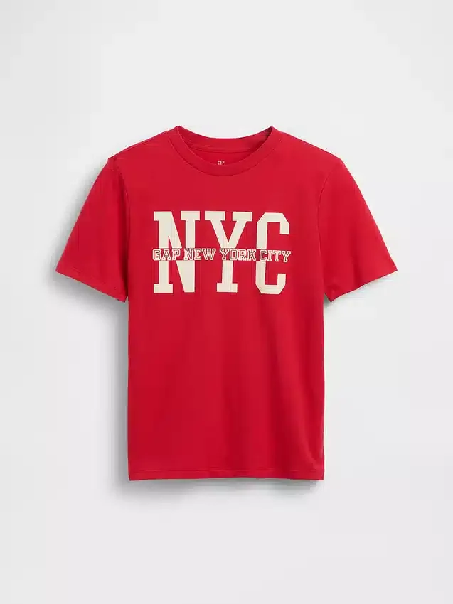 Παιδικό T-shirt με λογότυπο Gap NYC