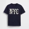 Παιδικό T-shirt με λογότυπο Gap NYC