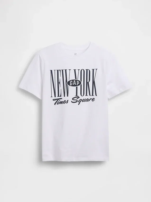 Παιδικό T-shirt με λογότυπο Gap NYC