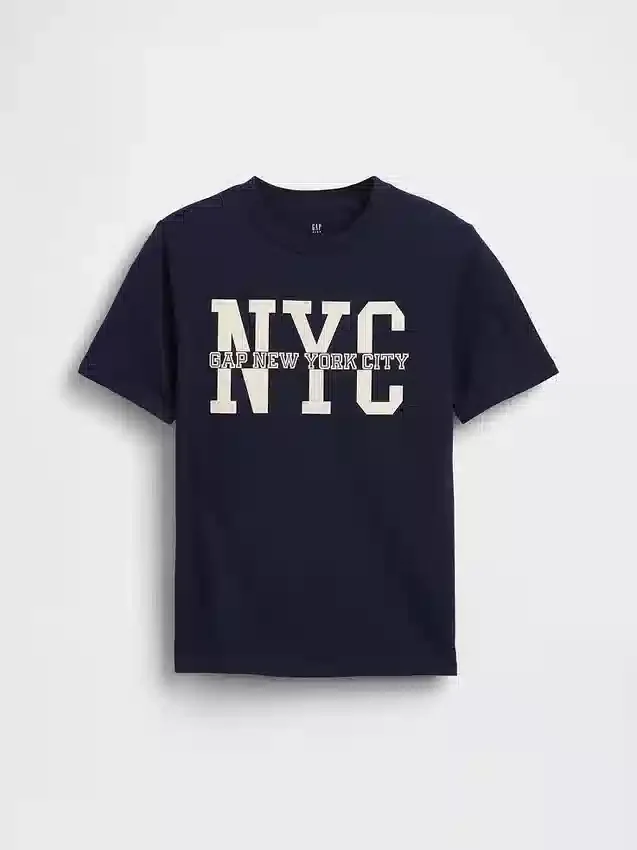 Παιδικό T-shirt με λογότυπο Gap NYC