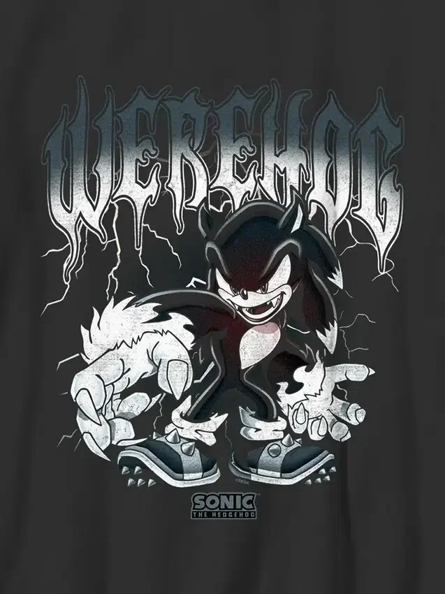 Παιδικό T-shirt με μεταλλικό σχέδιο «Sonic the Hedgehog»