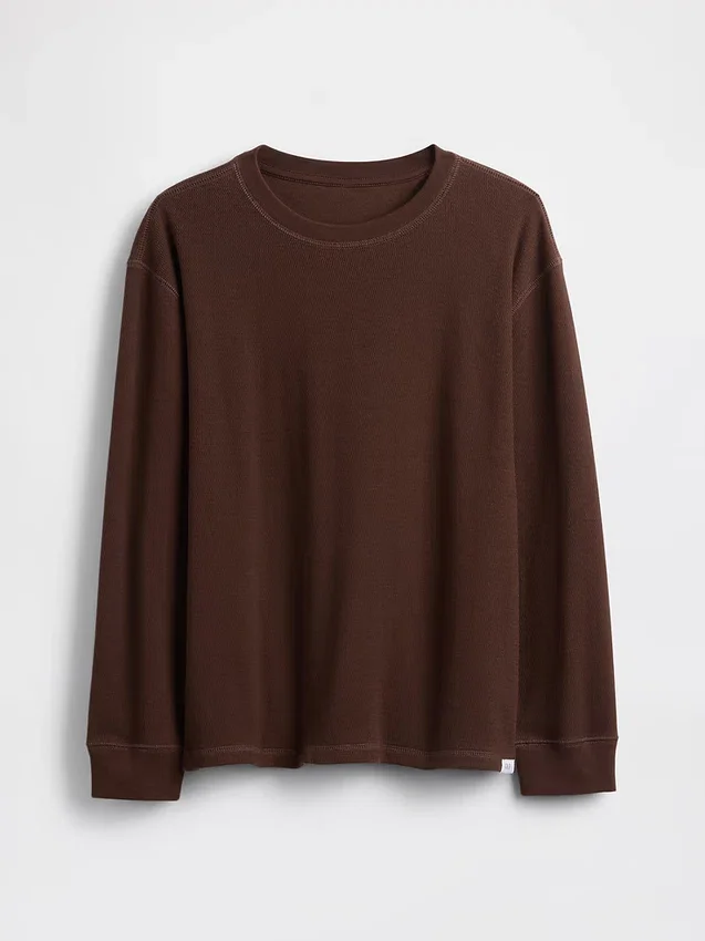 Παιδικό T-shirt με πλέξη «waffle»
