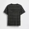 Παιδικό T-shirt με ρίγες σε χαλαρή γραμμή