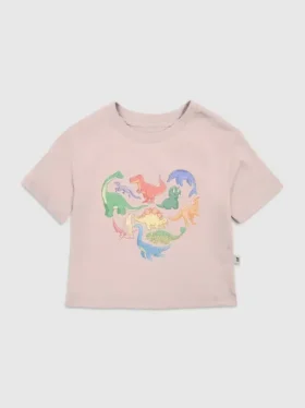 Παιδικό T-shirt με σχέδιο «Dino Hearts»