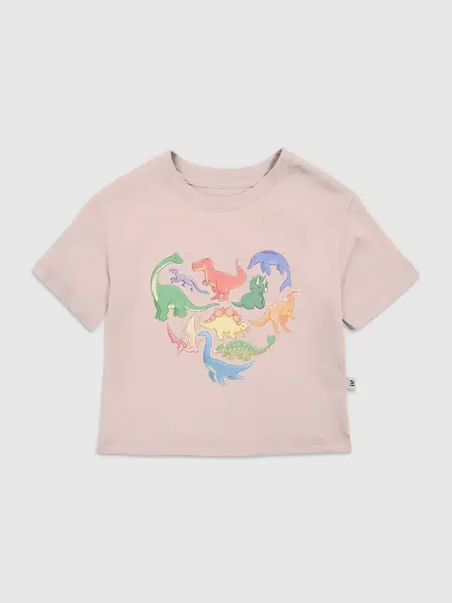 Παιδικό T-shirt με σχέδιο «Dino Hearts»