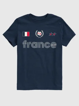 Παιδικό T-shirt με σχέδιο φανέλας ποδοσφαίρου της Γαλλίας