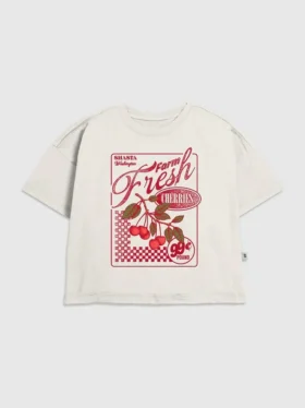 Παιδικό T-shirt με σχέδιο «Farm Fresh Cherries»
