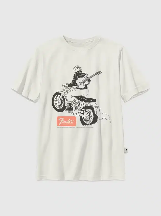 Παιδικό T-shirt με σχέδιο Fender Moto