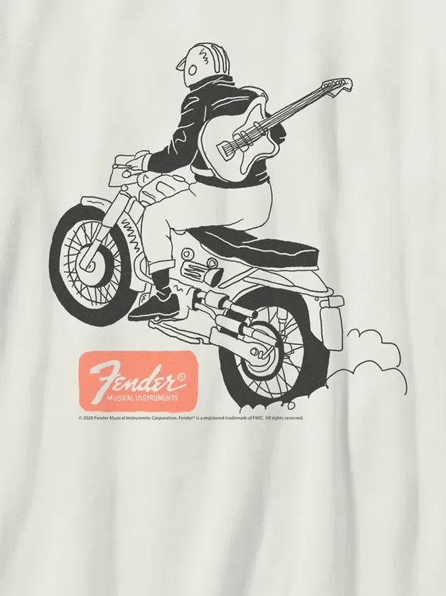 Παιδικό T-shirt με σχέδιο Fender Moto
