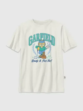 Παιδικό T-shirt με σχέδιο Garfield Golf