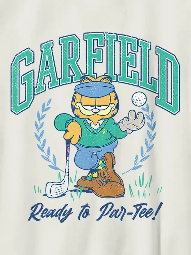 Παιδικό T-shirt με σχέδιο Garfield Golf