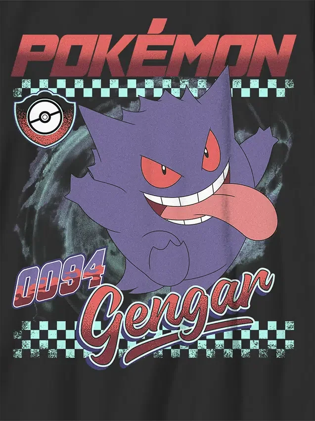 Παιδικό T-shirt με σχέδιο Gengar Racer από το Pokémon