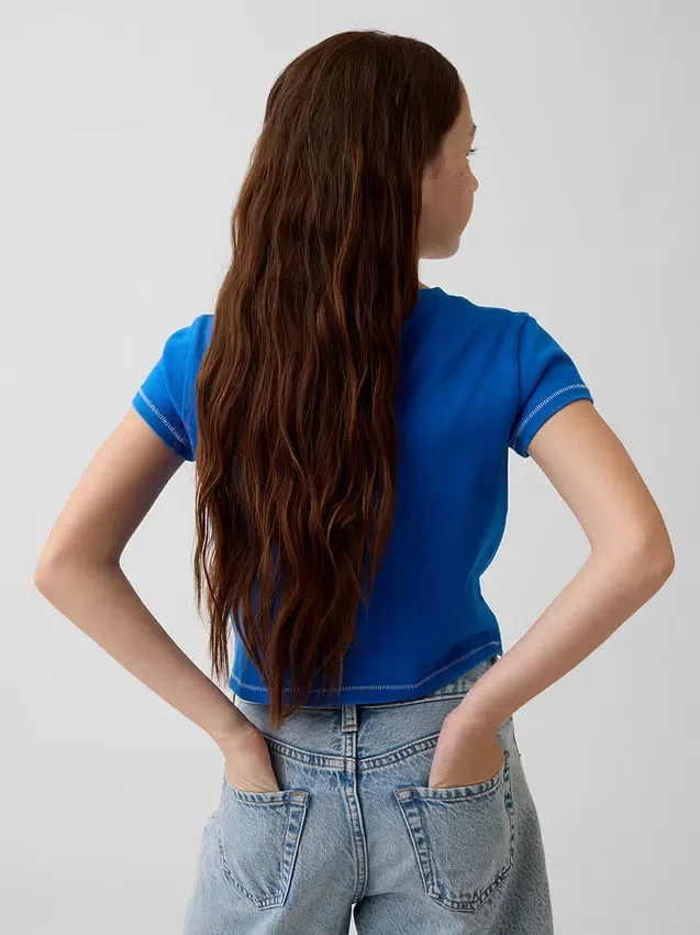 Παιδικό T-shirt με σχέδιο «Get Blue»