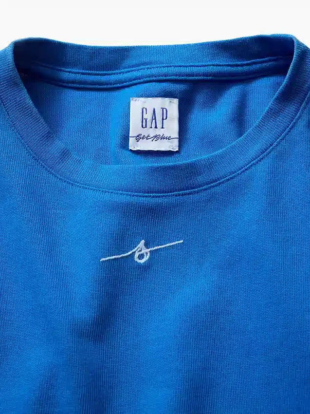 Παιδικό T-shirt με σχέδιο «Get Blue»