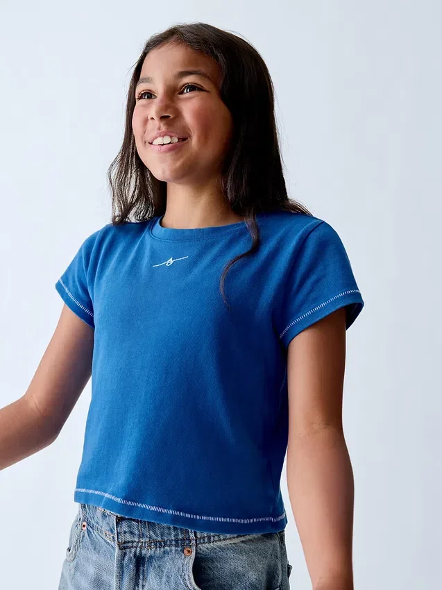 Παιδικό T-shirt με σχέδιο «Get Blue»