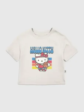 Παιδικό T-shirt με σχέδιο Hello Kitty και μπάσκετ