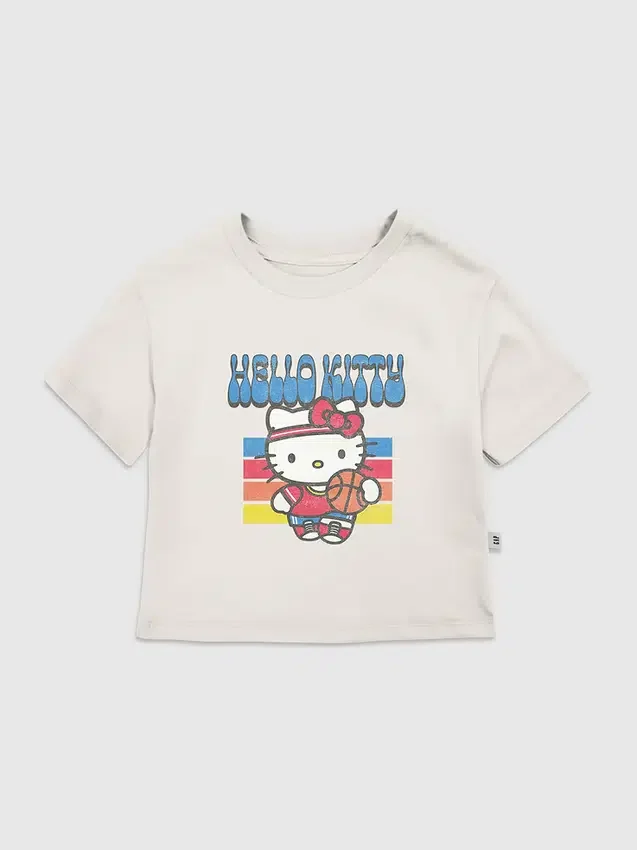 Παιδικό T-shirt με σχέδιο Hello Kitty και μπάσκετ