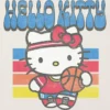 Παιδικό T-shirt με σχέδιο Hello Kitty και μπάσκετ