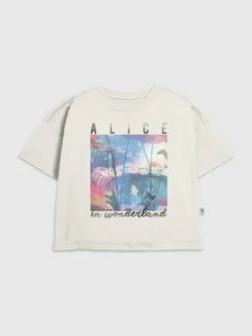 Παιδικό T-shirt με σχέδιο «Η Αλίκη στη Χώρα των Θαυμάτων»