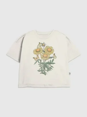 Παιδικό T-shirt με σχέδιο ηλίανθων