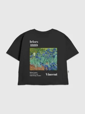 Παιδικό T-shirt με σχέδιο «Ίριδες» του Βαν Γκογκ