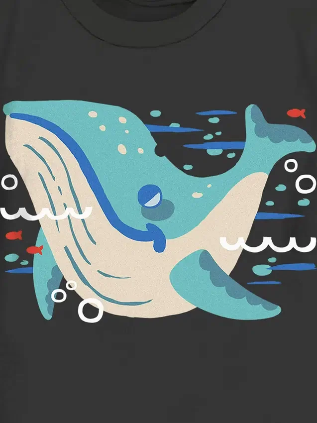 Παιδικό T-shirt με σχέδιο «Its a Whale»