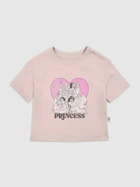 Παιδικό T-shirt με σχέδιο καρδιάς Disney Princess