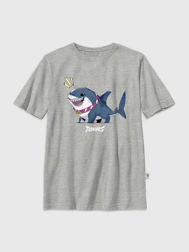 Παιδικό T-shirt με σχέδιο «Marvel Rivals: Jeff the Shark»