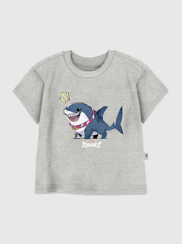 Παιδικό T-shirt με σχέδιο «Marvel Rivals: Jeff the Shark»