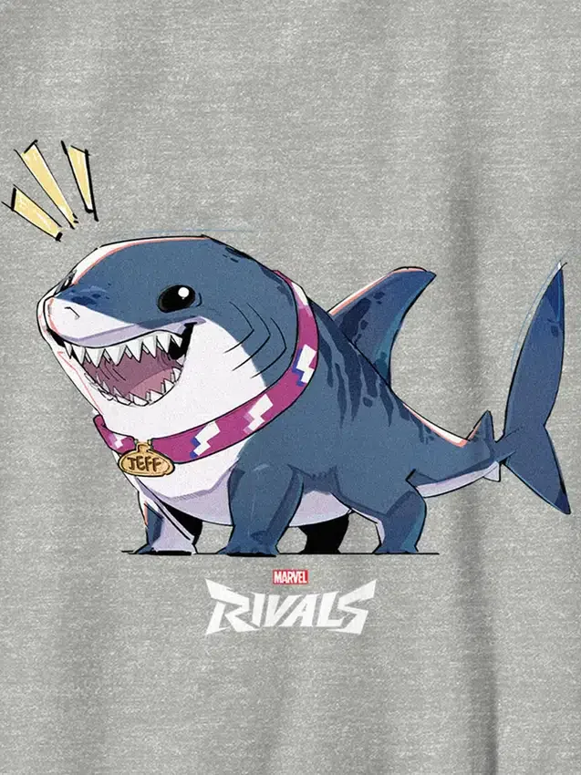Παιδικό T-shirt με σχέδιο «Marvel Rivals: Jeff the Shark»