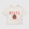 Παιδικό T-shirt με σχέδιο «Moana» σε στυλ κολεγίου