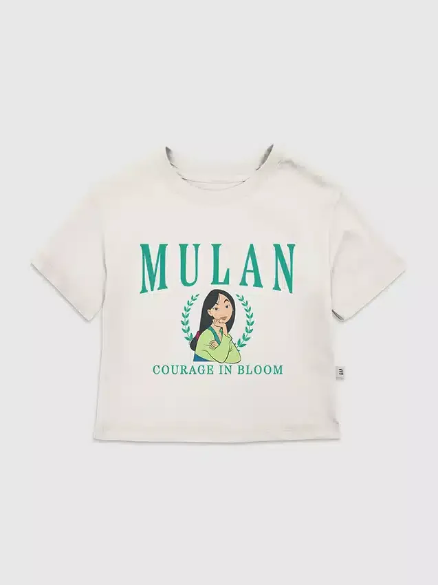 Παιδικό T-shirt με σχέδιο «Mulan Collegiate»