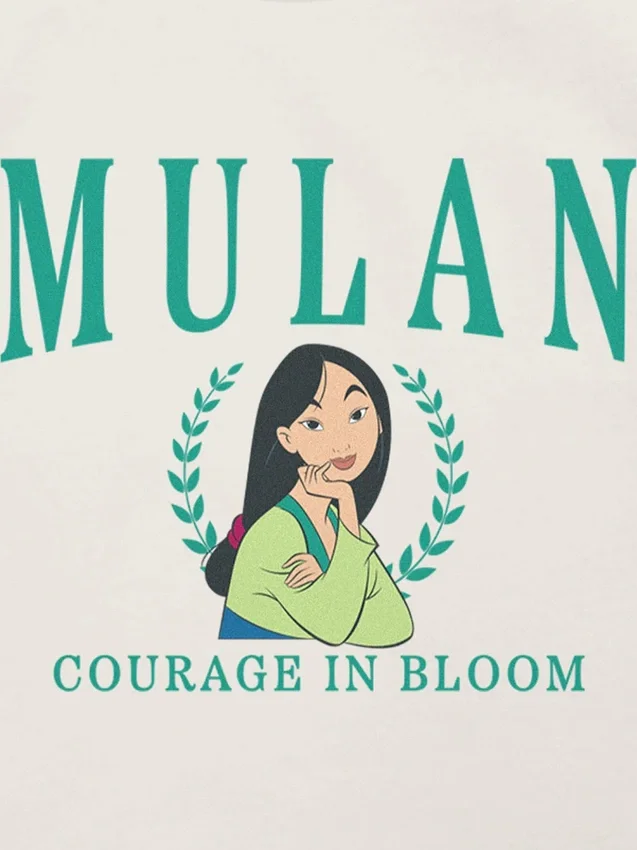 Παιδικό T-shirt με σχέδιο «Mulan Collegiate»
