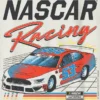 Παιδικό T-shirt με σχέδιο «Nascar Retro Racer»