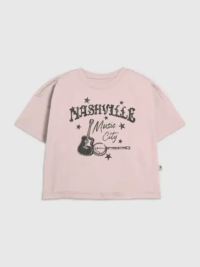 Παιδικό T-shirt με σχέδιο «Nashville Music City»