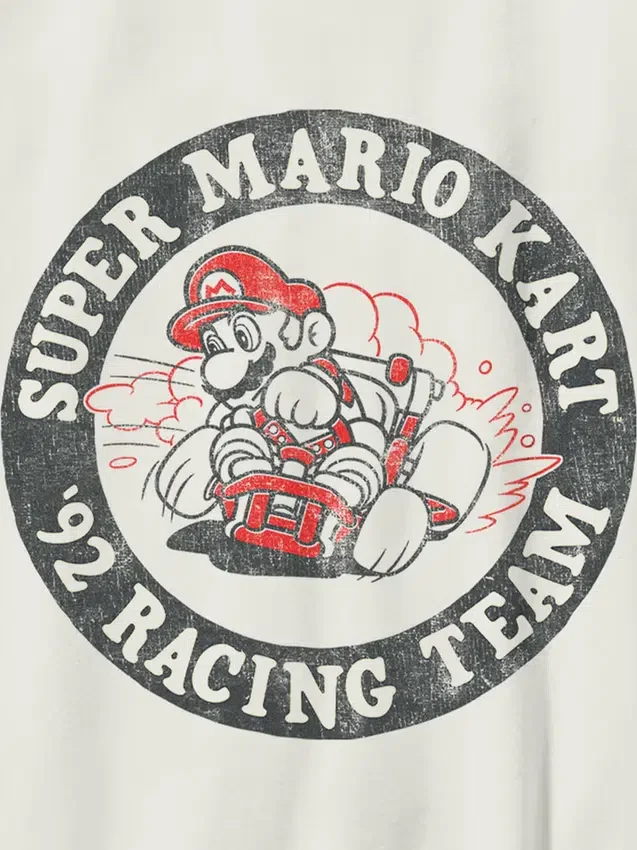 Παιδικό T-shirt με σχέδιο «Nintendo Mario Racing Team»