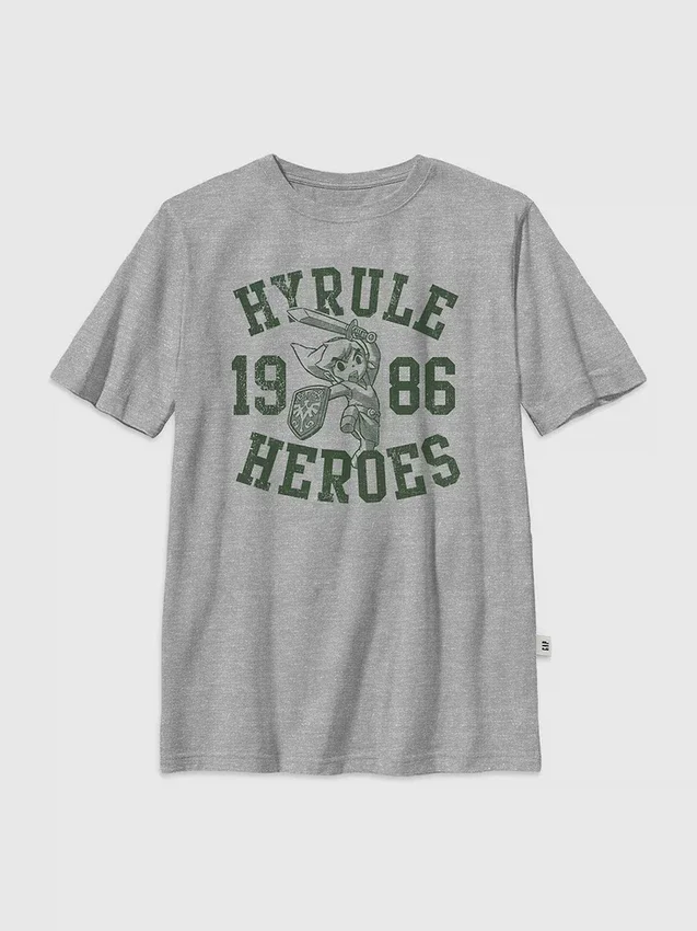 Παιδικό T-shirt με σχέδιο «Nintendo Zelda Hyrule Heroes»