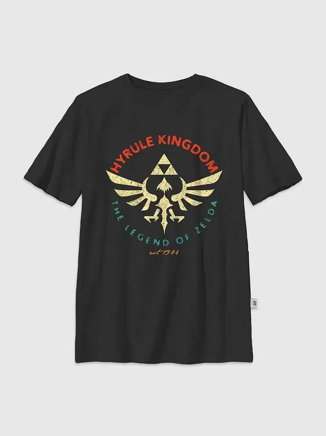 Παιδικό T-shirt με σχέδιο «Nintendo Zelda: Hyrule Kingdom»